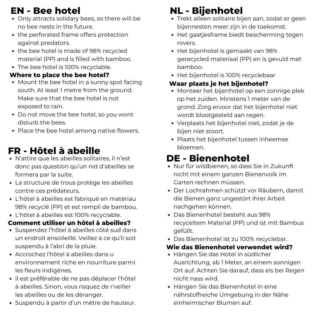 Bee Hotel Oval Brown