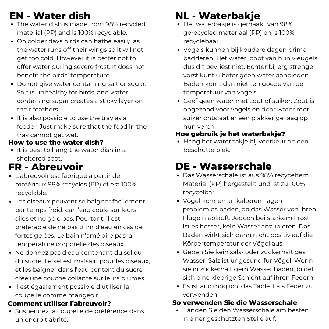 Water Dish Hive Anthracite