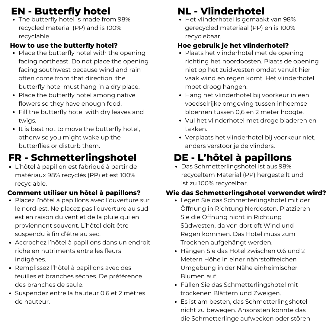 Butterfly Hotel Hive Anthracite Butterfly Hotel Hive Anthracite