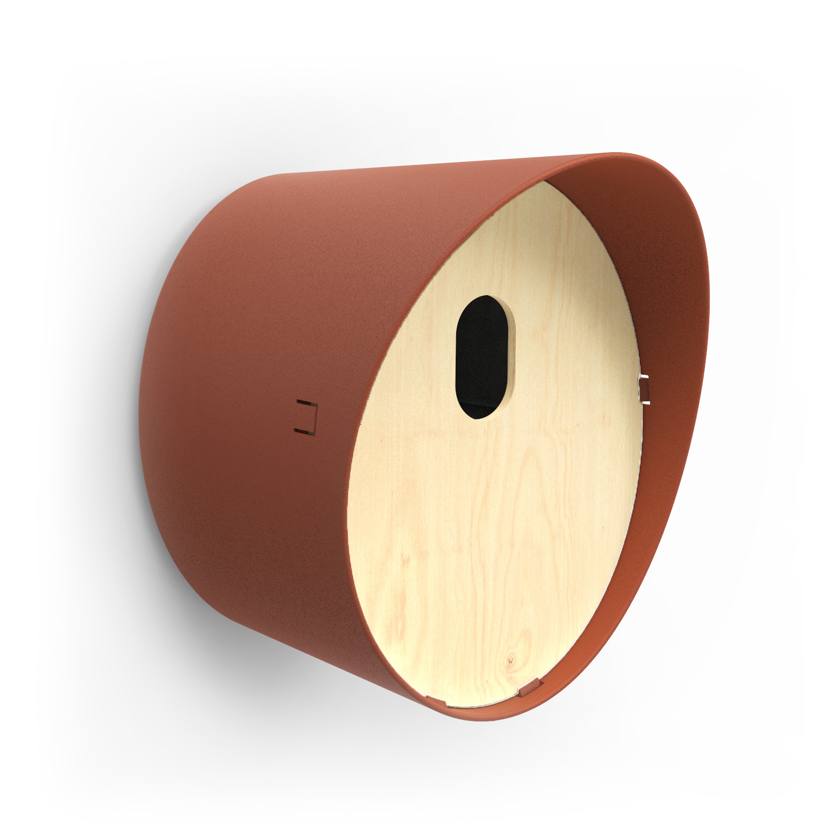 Bird House Oval Brown Bird House Oval Brown