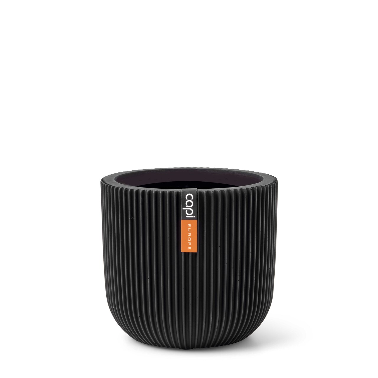 Planter Ball Groove Black Planter Ball Groove Black