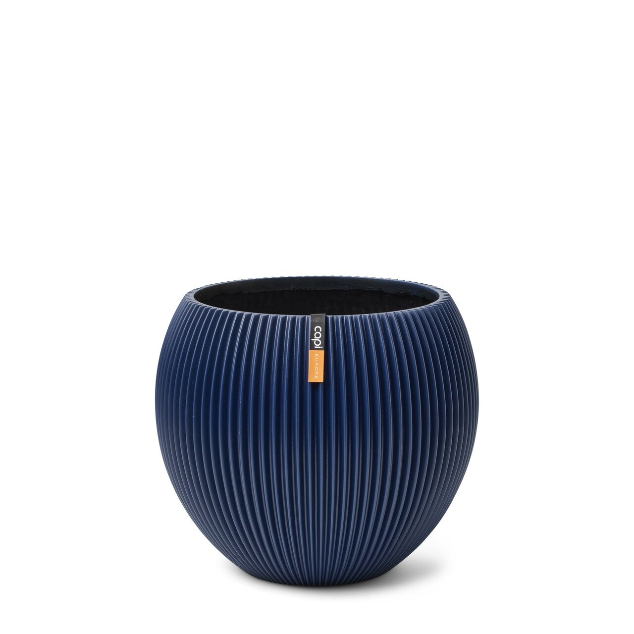 Vase Ball Groove Dark Blue Vase Ball Groove Dark Blue