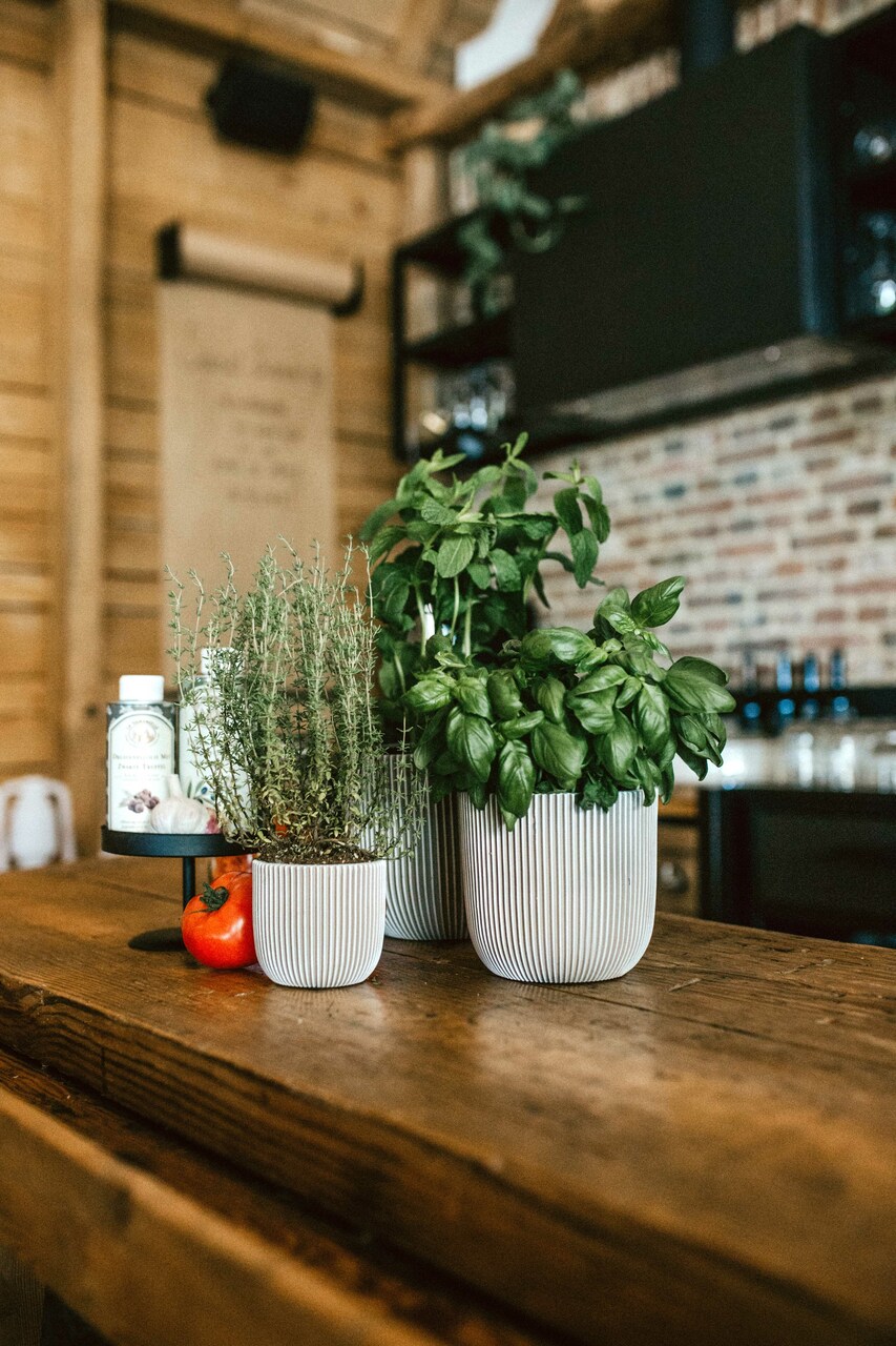 Planter Ball Groove Ivory