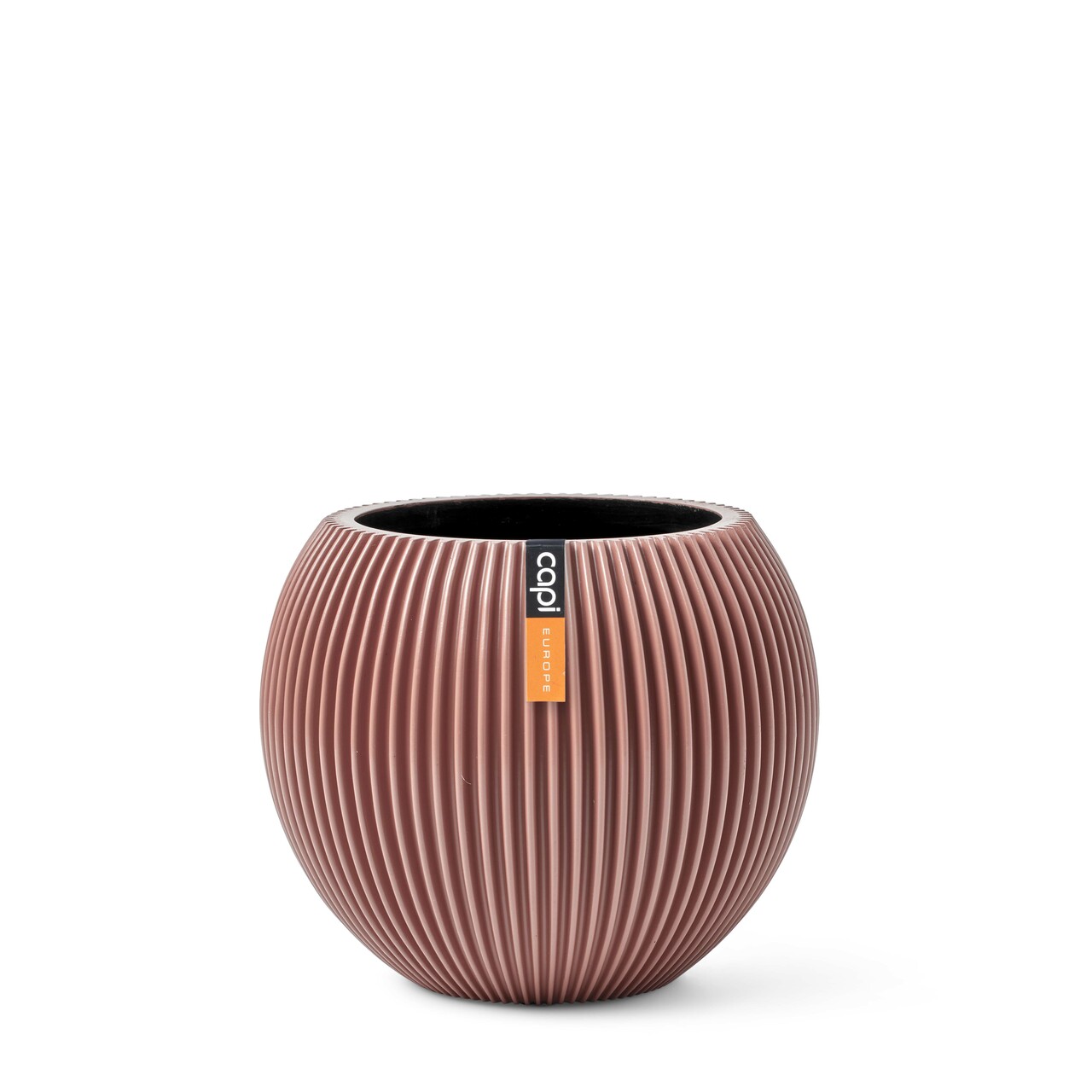 Vase Ball Groove Pink Vase Ball Groove Pink
