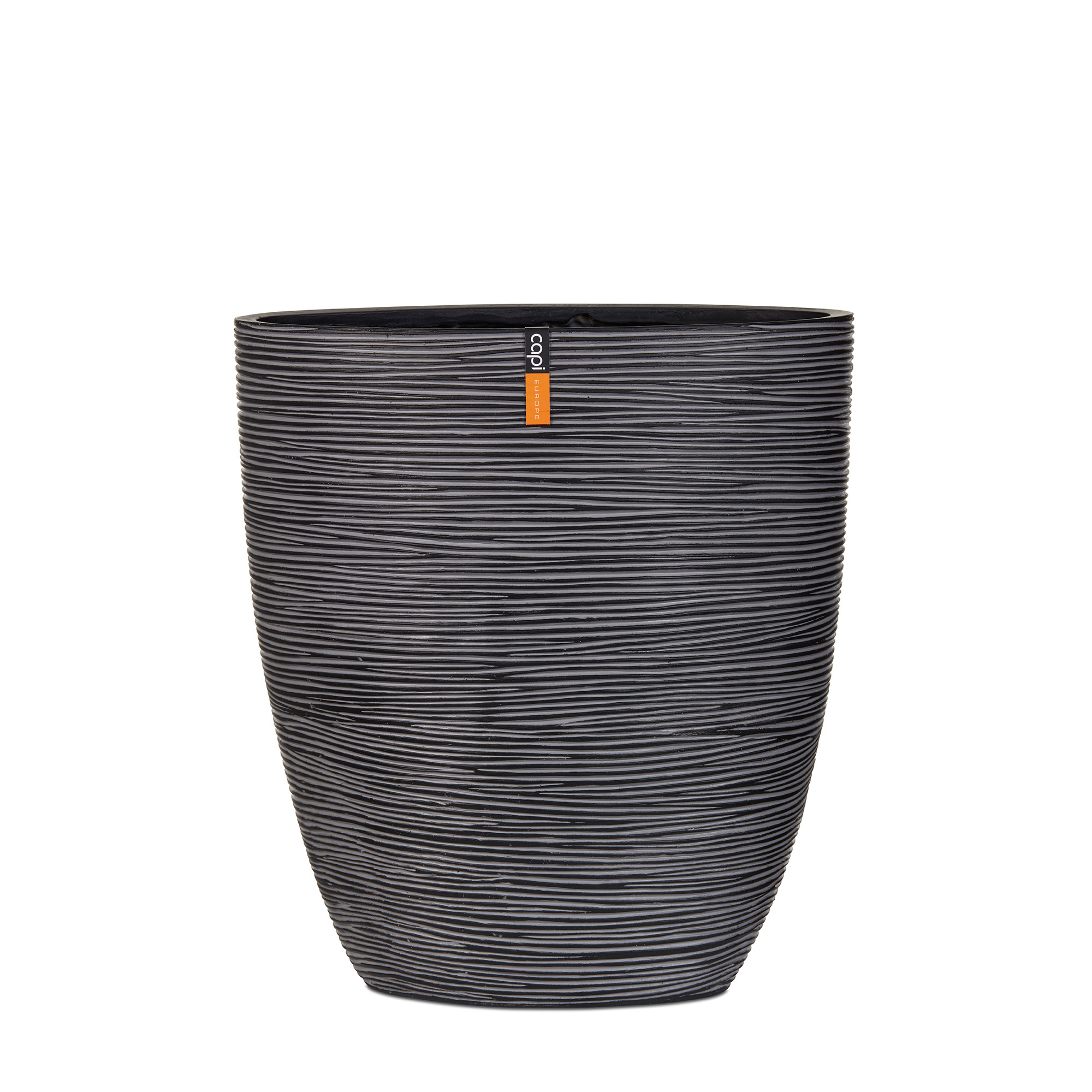 Planter Oval Rib Anthracite Planter Oval Rib Anthracite