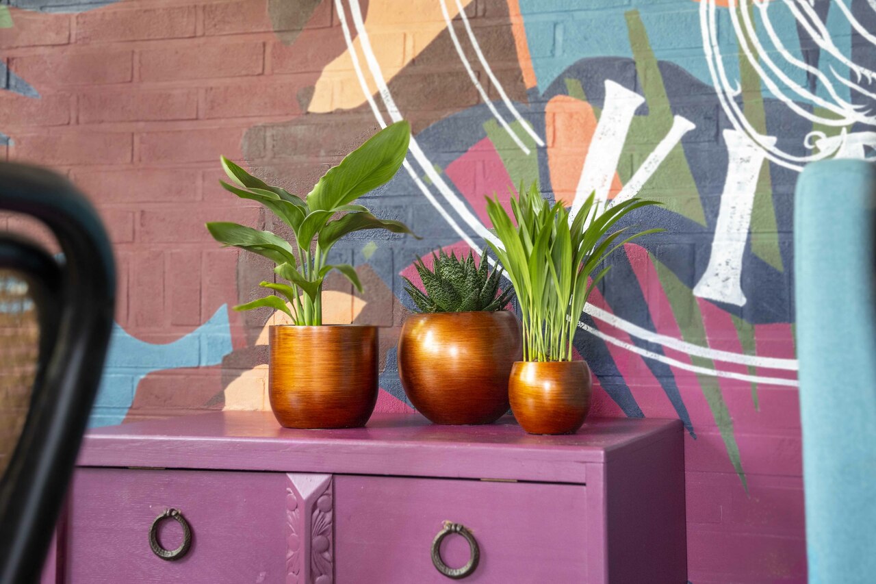 Vase Ball Retro Copper