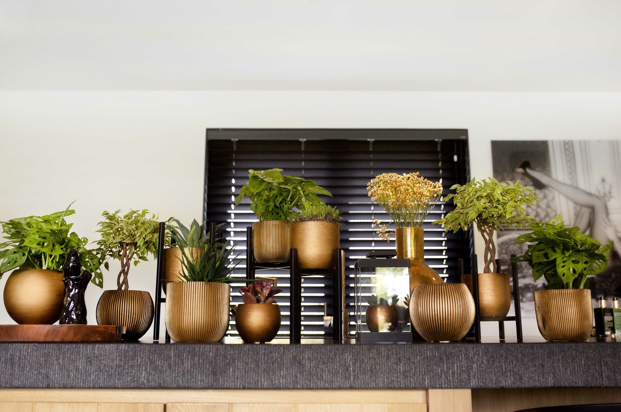 Vase Ball Retro Gold Vase Ball Retro Gold