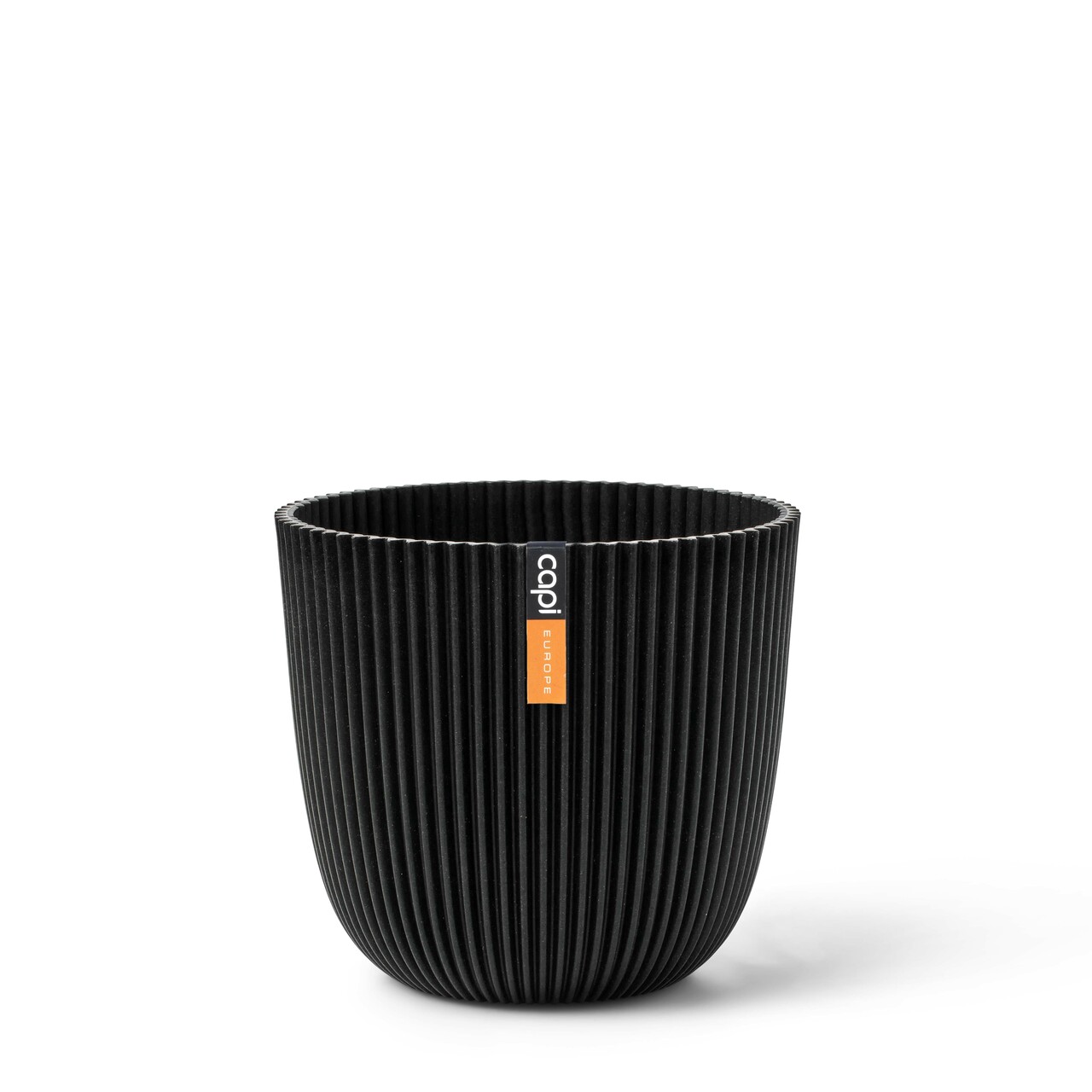 Planter Ball Groove Textile Black Planter Ball Groove Textile Black