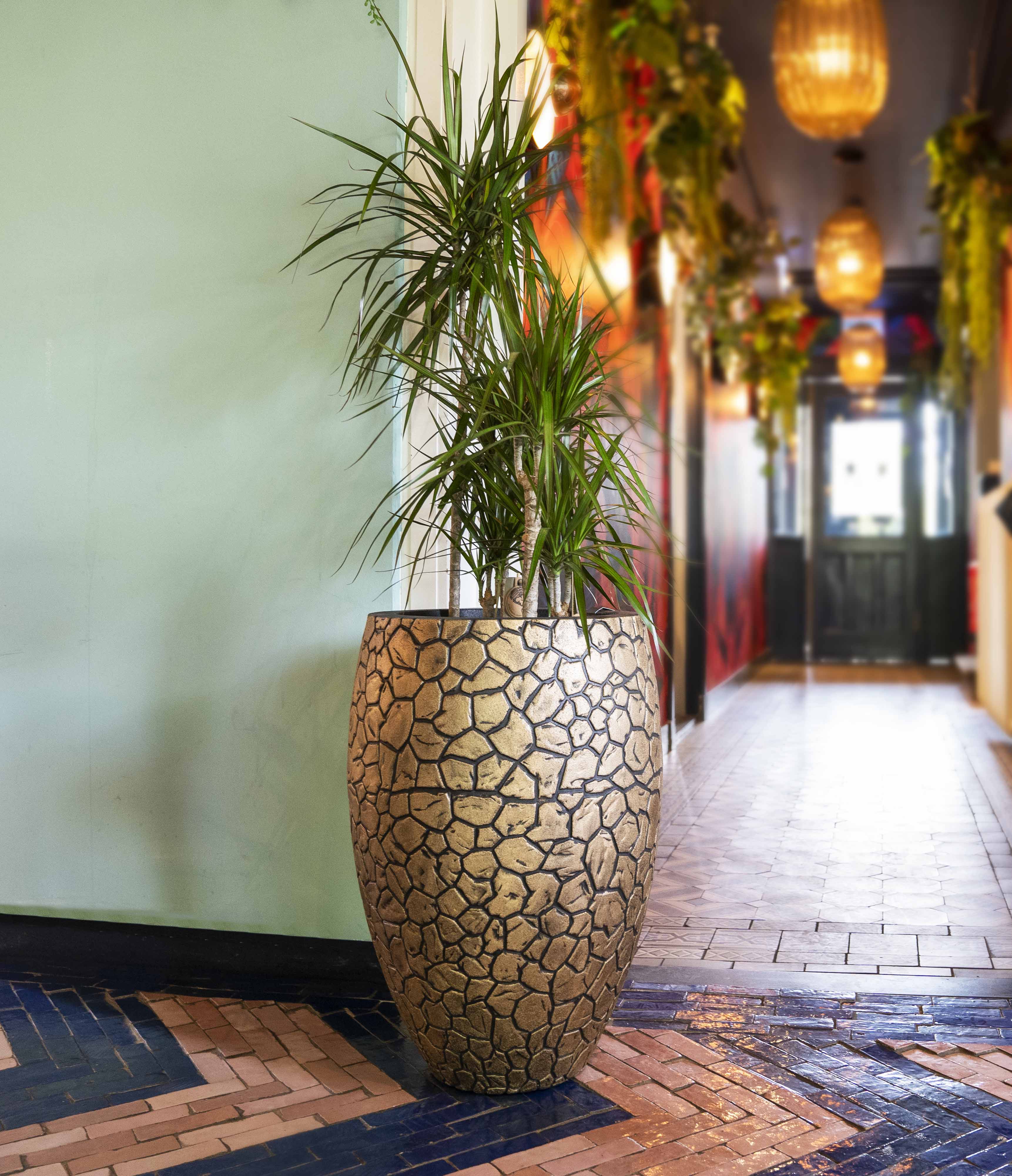 Vase Elegant Deluxe Clay NL Black Gold Vase Elegant Deluxe Clay NL Black Gold