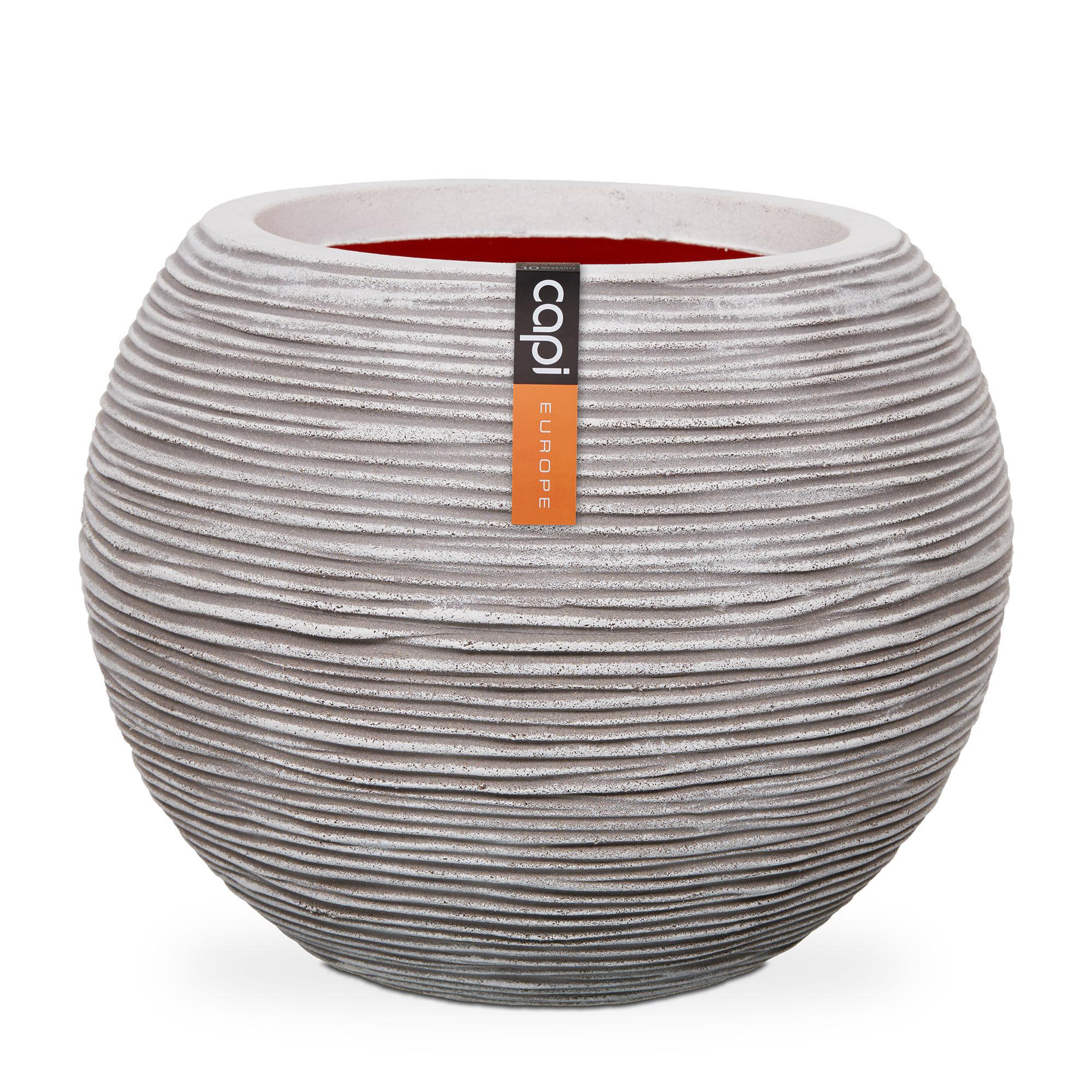 Vase Ball Rib NL Ivory Vase Ball Rib NL Ivory