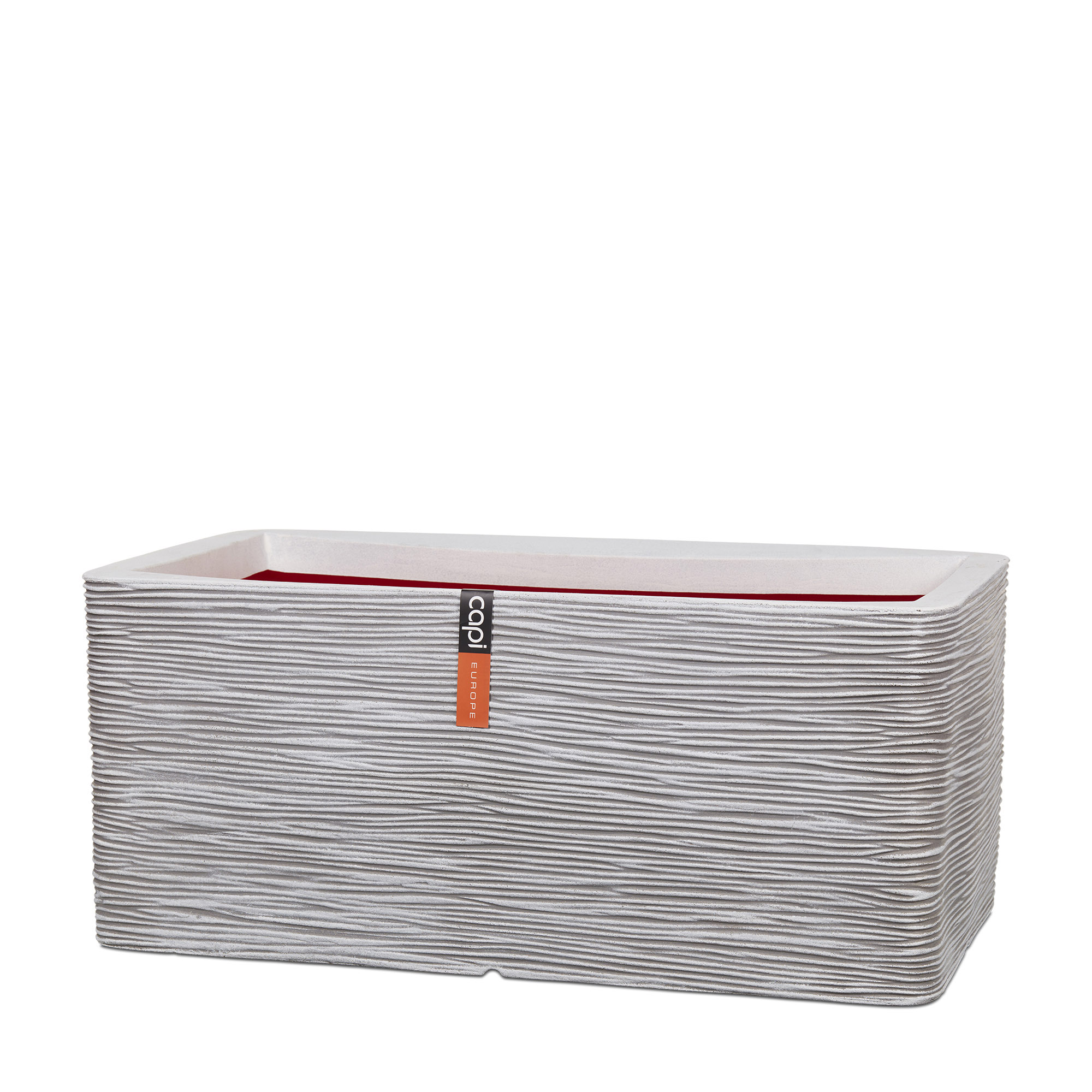 Planter Rectangle Rib NL Ivory Planter Rectangle Rib NL Ivory