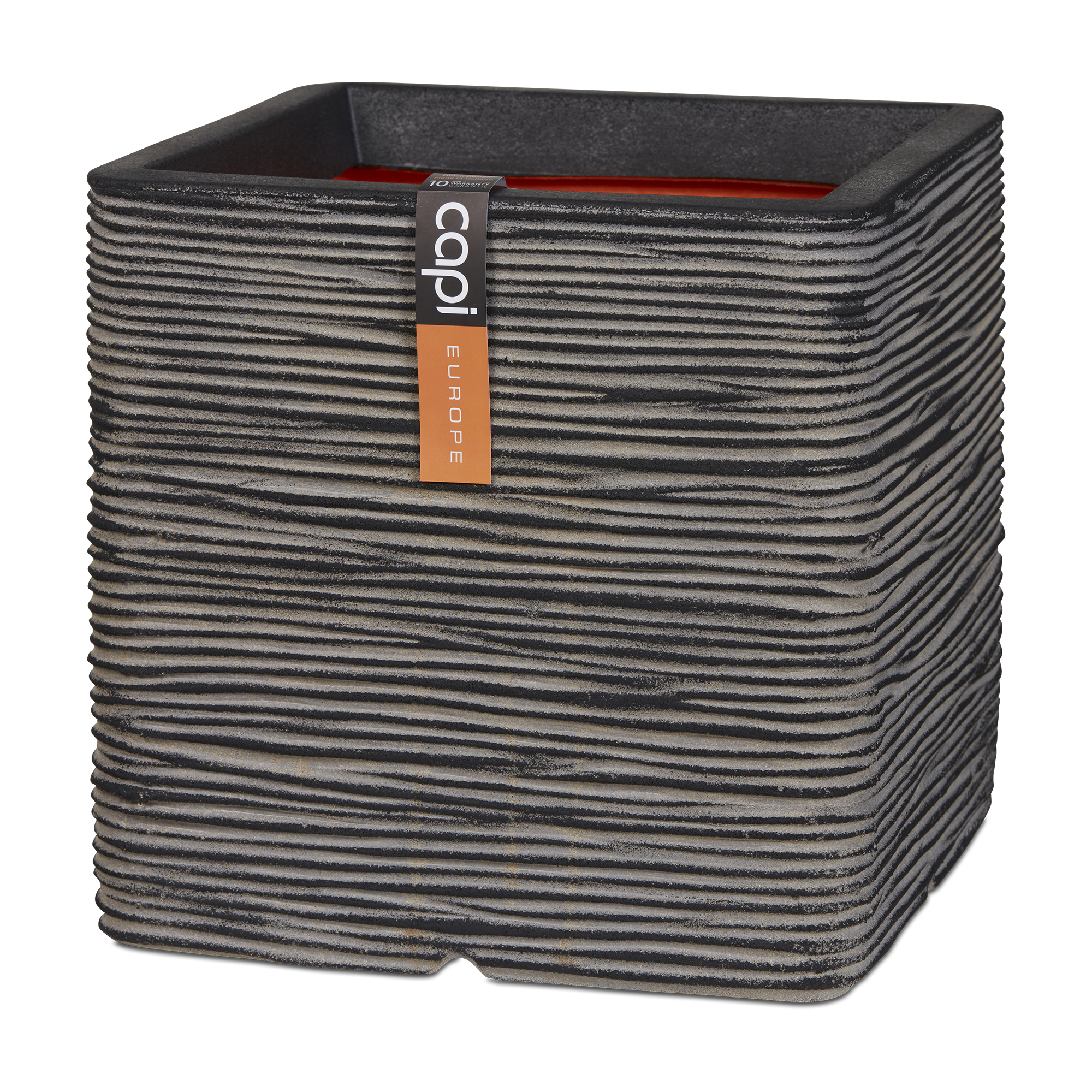 Planter Square Rib NL Anthracite Planter Square Rib NL Anthracite