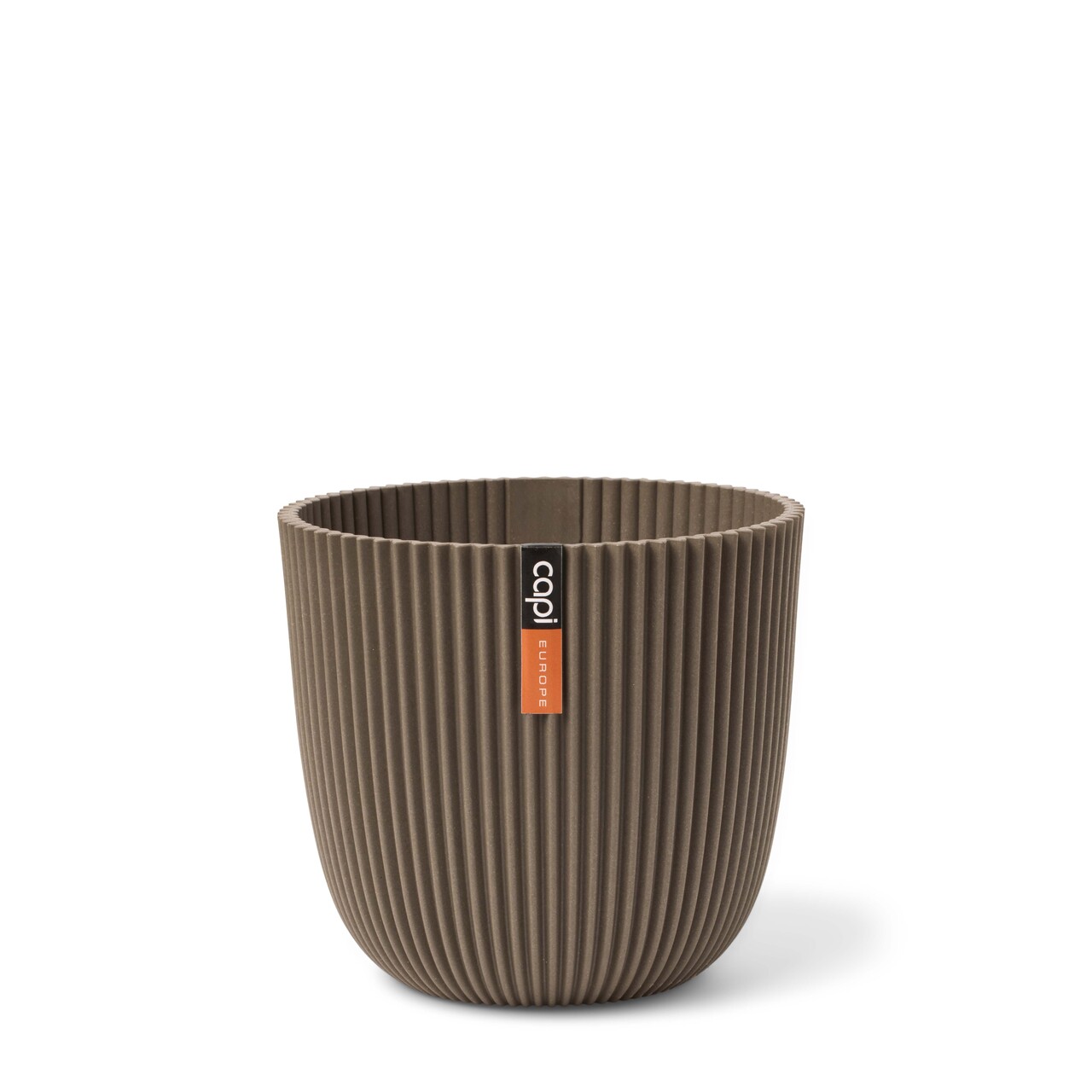 Planter Ball Groove Warm Taupe Planter Ball Groove Warm Taupe