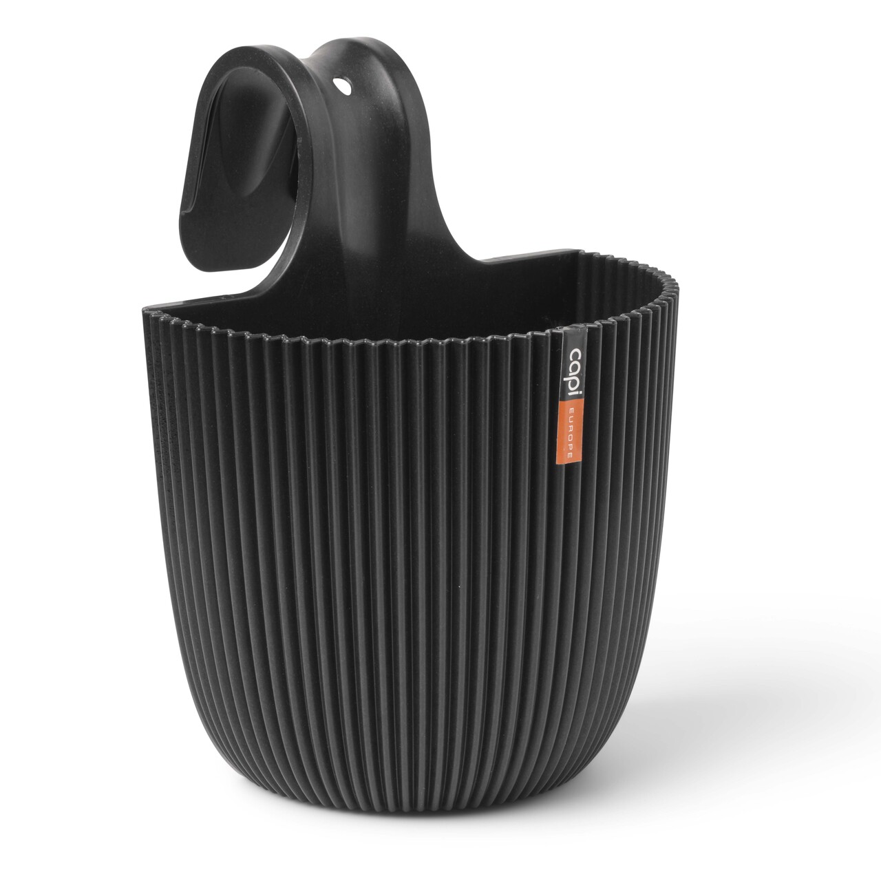 Planter Balcony Groove textile black Planter Balcony Groove textile black