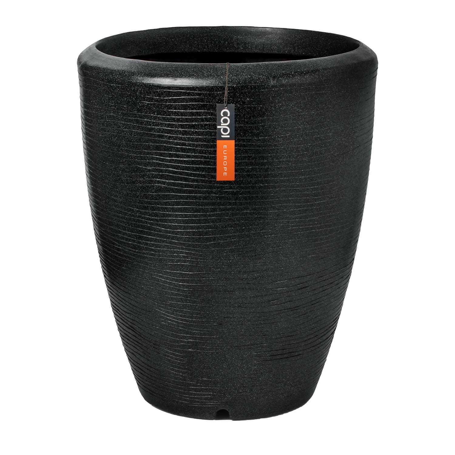 Vase elegant low Arc Granite black Vase elegant low Arc Granite black