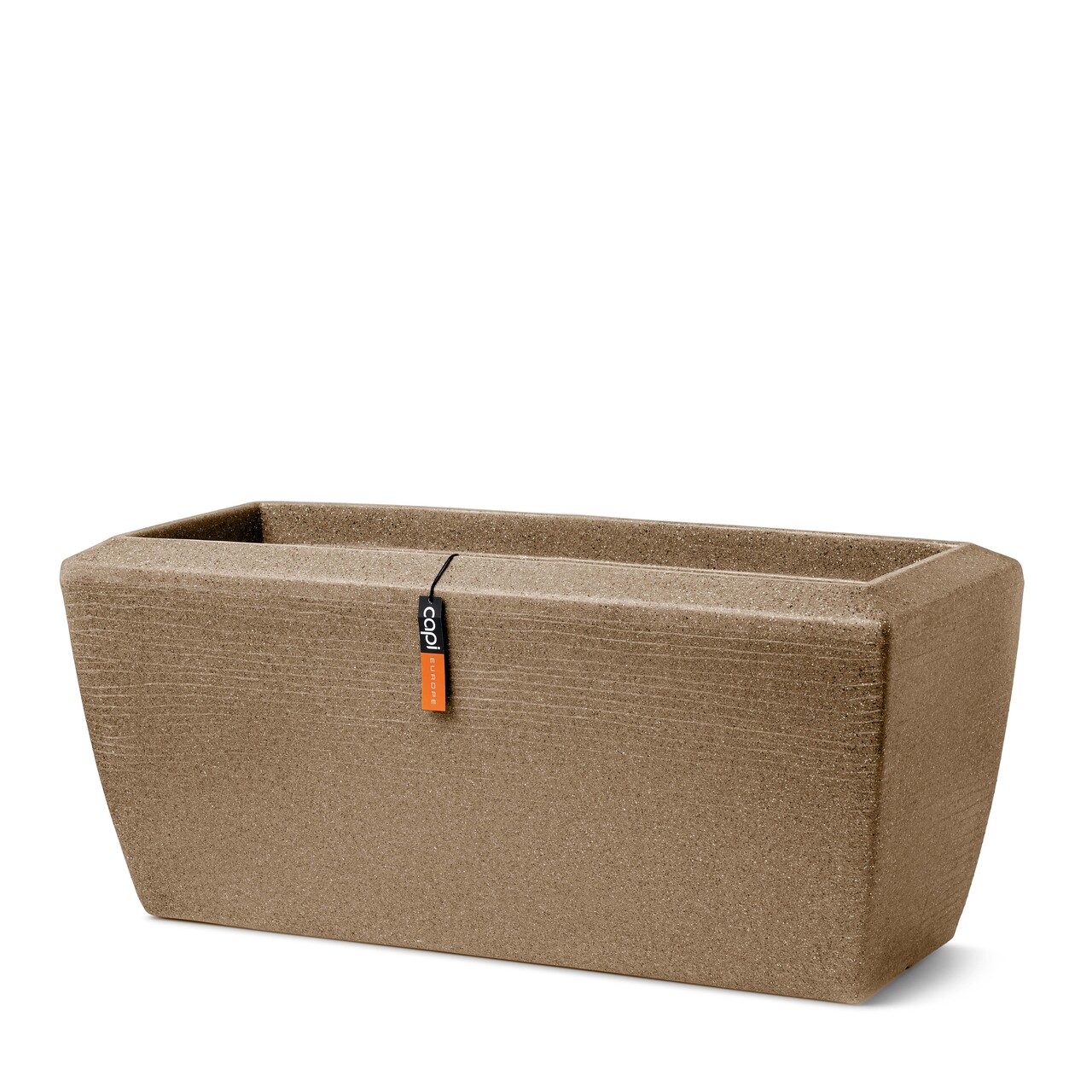 Planter rectangle Arc Granite warm taupe Planter rectangle Arc Granite warm taupe