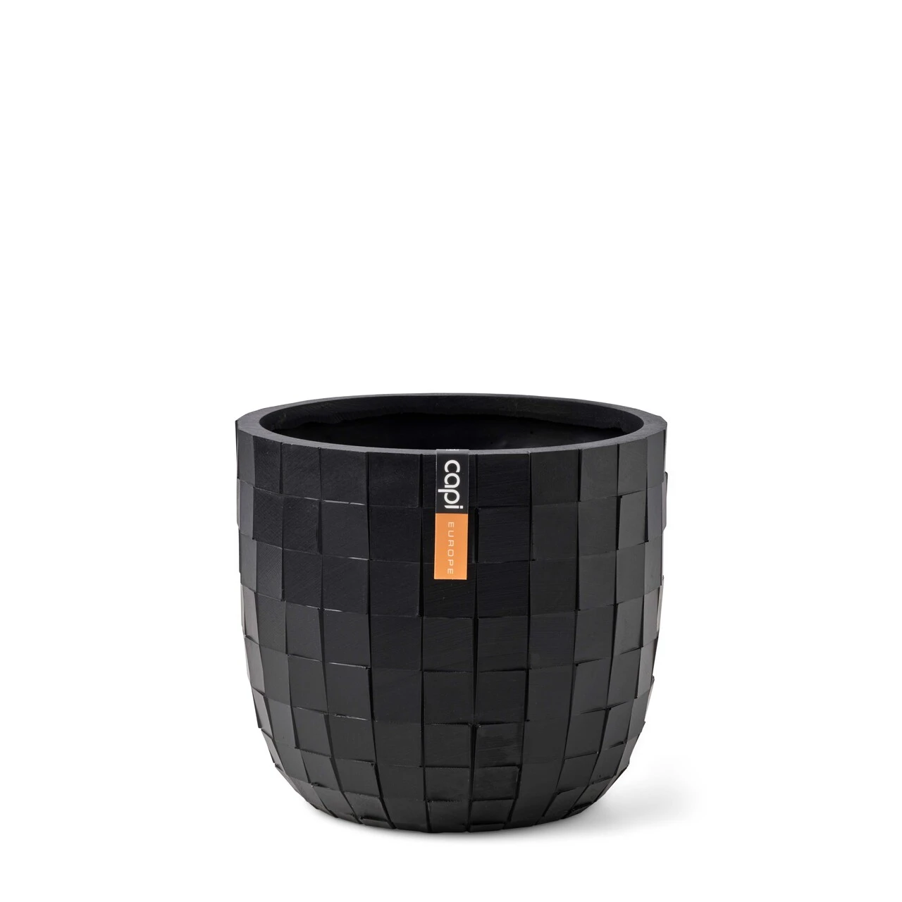 Indoor Blocks Planter Ball Black