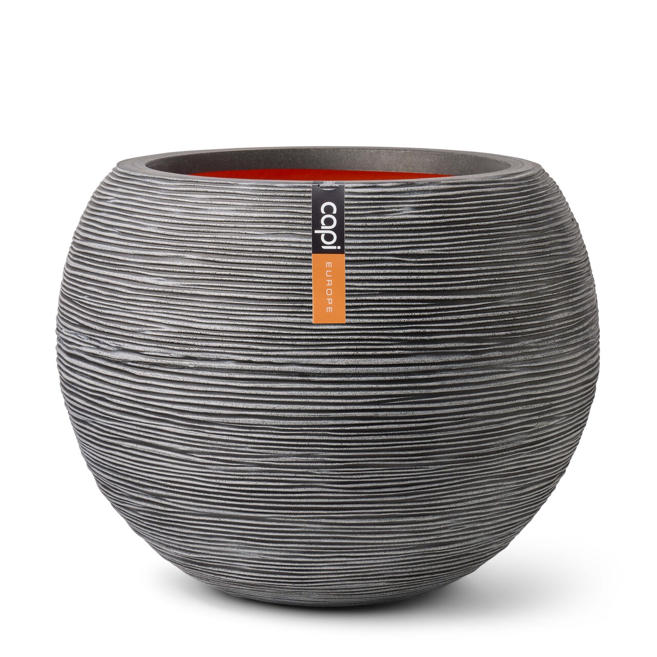 Vase ball Rib Anthracite Vase ball Rib Anthracite