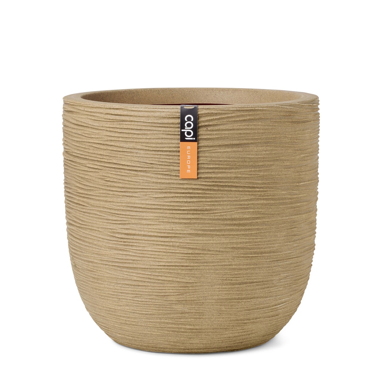 Planter ball Rib Beige