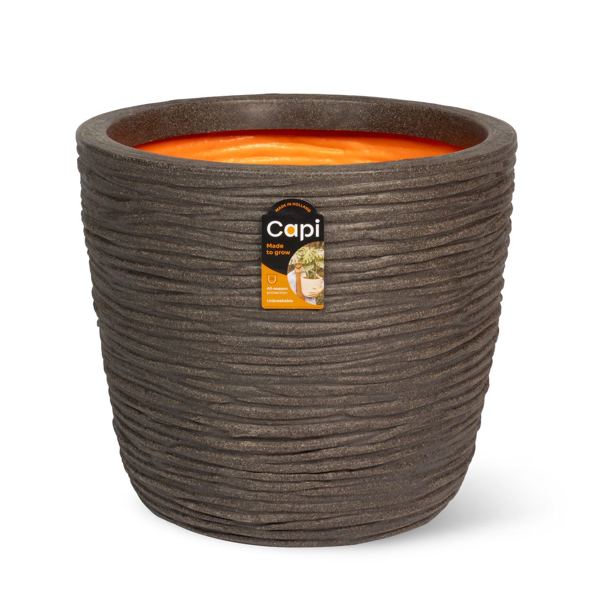Planter Egg Compresso Dark brown