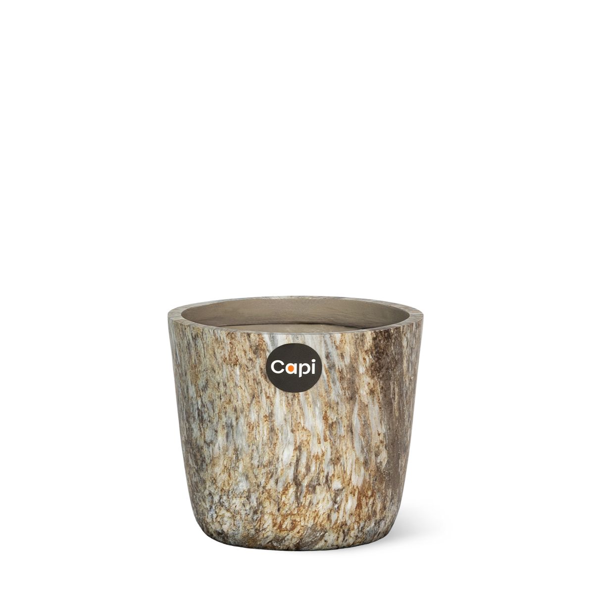Indoor Marble Planter Egg Brown