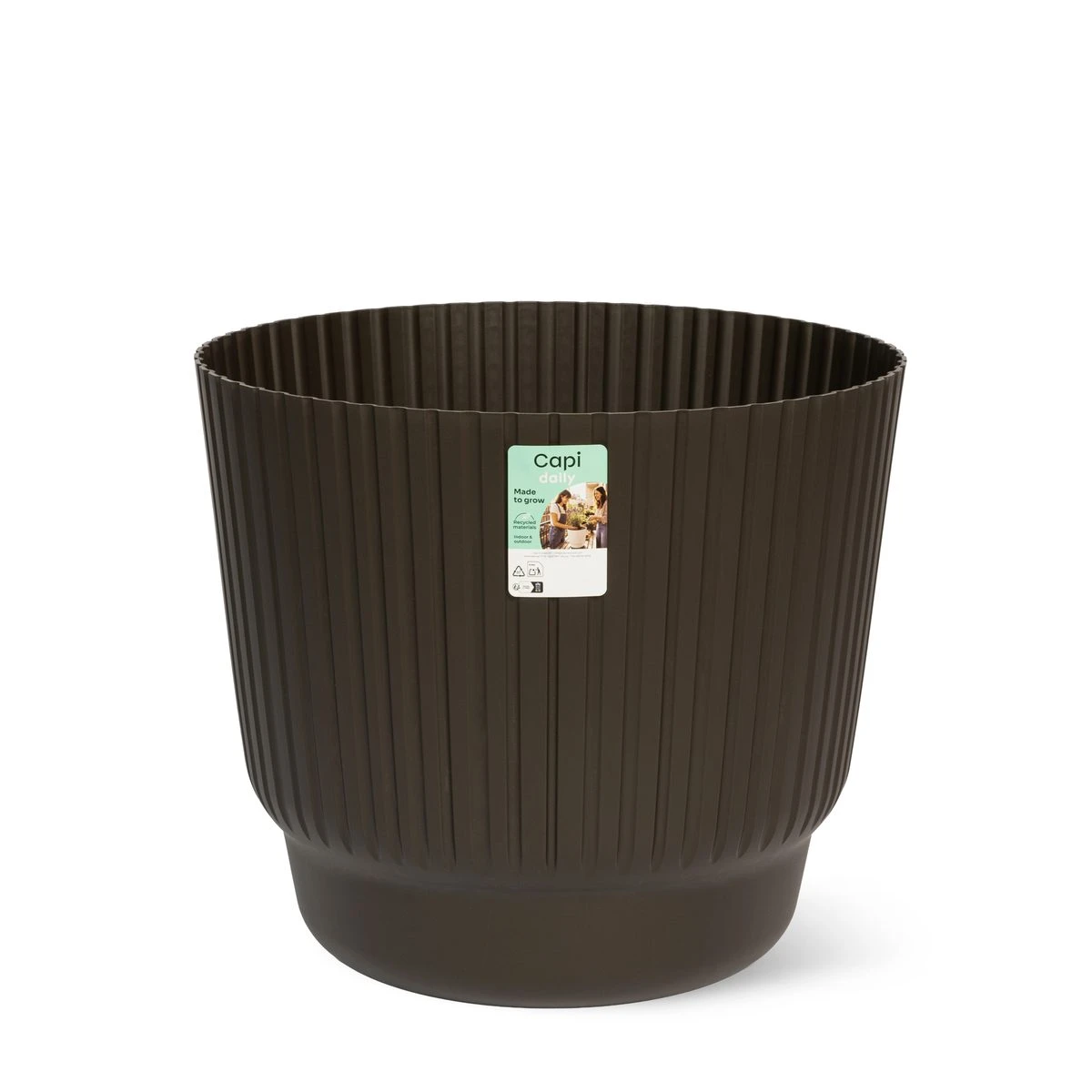 Daily planter taper Livora Dark brown